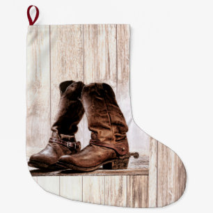 Meia De Natal Grande Centro de botas personalizadas