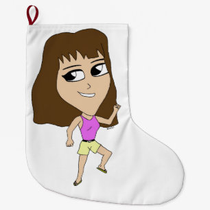 Meia De Natal Grande chibi