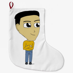 Meia De Natal Grande chibi