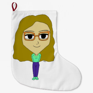 Meia De Natal Grande chibi