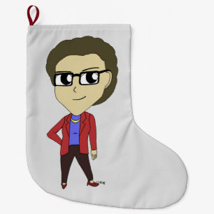 Meia De Natal Grande chibi