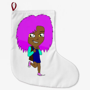 Meia De Natal Grande chibi