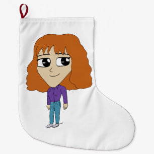 Meia De Natal Grande chibi
