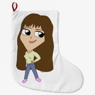 Meia De Natal Grande chibi