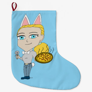 Meia De Natal Grande chibi