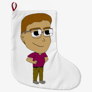 Meia De Natal Grande chibi