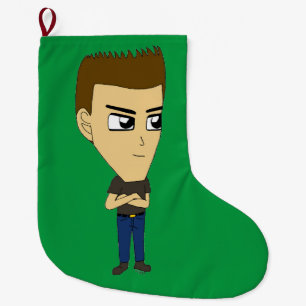 Meia De Natal Grande chibi