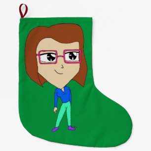 Meia De Natal Grande chibi