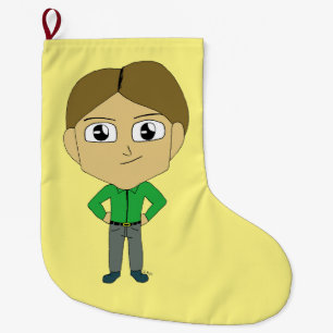 Meia De Natal Grande chibi