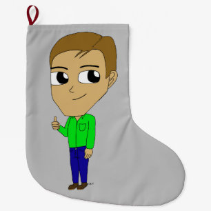 Meia De Natal Grande chibi