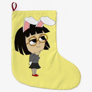 Meia De Natal Grande chibi bunnygirl