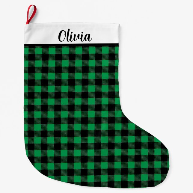 Meia De Natal Grande Christmas Stocking (Frente)