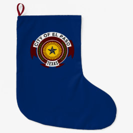 Meia De Natal Grande City Flag de El Paso (Texas)