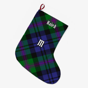 Meia De Natal Grande Clan Baird Tartan