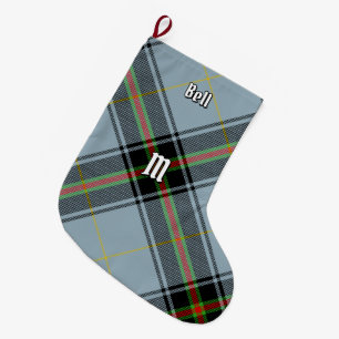 Meia De Natal Grande Clan Bell Tartan