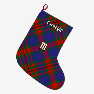 Meia De Natal Grande Clan Carnegie Tartan