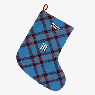 Meia De Natal Grande Clan Elliot Ancient Tartan Stocking