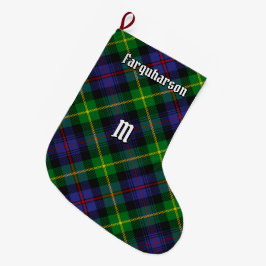 Meia De Natal Grande Clan Farquharson Tartan Christmas Stocks