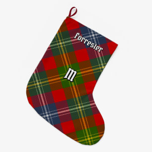Meia De Natal Grande Clan Forrester Tartan