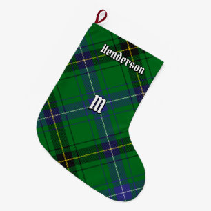 Meia De Natal Grande Clan Henderson Tartan