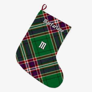 Meia De Natal Grande Clan MacFarlane Modern caçando Tartan