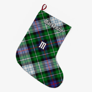 Meia De Natal Grande Clan MacKenzie vestiu Tartan no natal