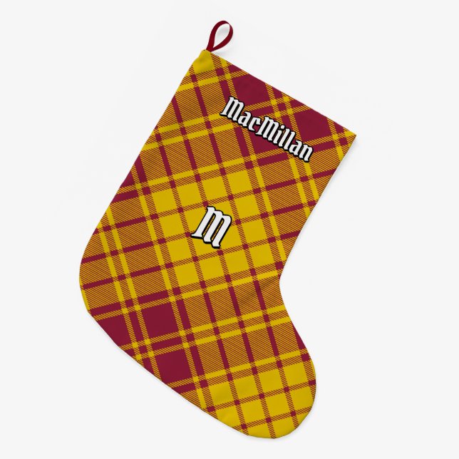 Meia De Natal Grande Clan MacMillan Dress Tartan (Frente (Pendurada))