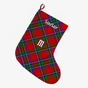 Meia De Natal Grande Clan Sinclair Tartan
