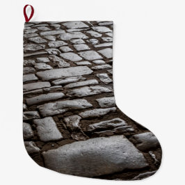 Meia De Natal Grande Cobblestones Moonlit