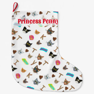 Meia De Natal Grande Coleção de Cabeças Epic Cat