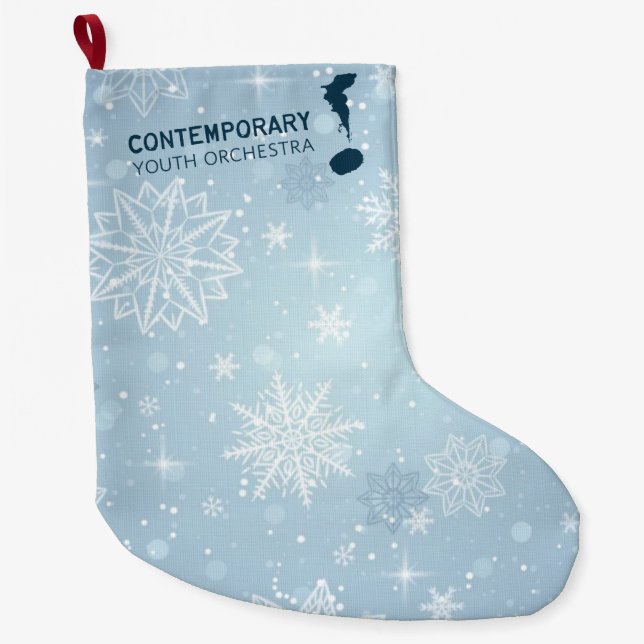 Meia De Natal Grande Contemporary Youth Orchestra Stocking (Frente)