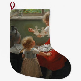 Meia De Natal Grande Crianças Fazeres Silhuettes (Crianças Cutes Brinca