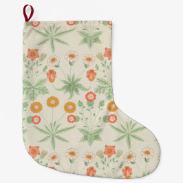 Meia De Natal Grande Daisy Pattern (por William Morris)