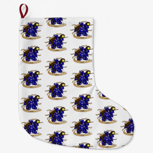Meia De Natal Grande Design de Dice do Assistente