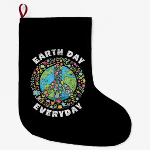 Meia De Natal Grande Dia da Terra todo dia Dia da Terra