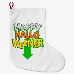 Meia De Natal Grande Dia de as Bruxas engraçado Feliz Halloweener