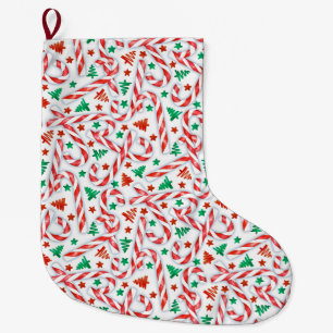 Meia De Natal Grande Docinho Cane