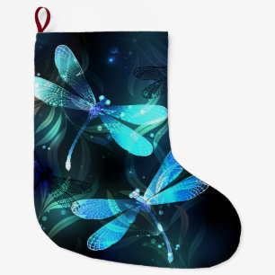 Meia De Natal Grande Dragonflies de lago