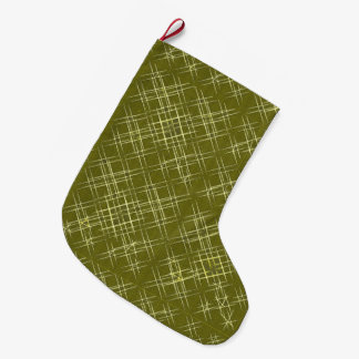 Meia De Natal Grande Elegância em Xis