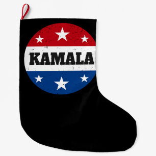 Meia De Natal Grande Eleição De Kamala Harris 2024 V