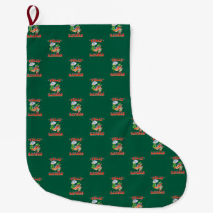 Meia De Natal Grande Engraçado Feliz Navidad, Feliz Natal Feliz Chili