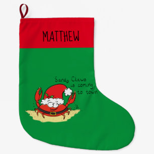 Meia De Natal Grande Espíritos engraçados de Cozinhar de Cartoon de Nat