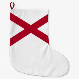 Meia De Natal Grande Estado da bandeira do Alabama