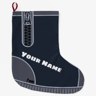 Meia De Natal Grande Estilo de Bootie das vigas do rio personalizado