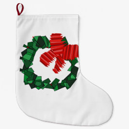 Meia De Natal Grande estocagem de natal por abstrato