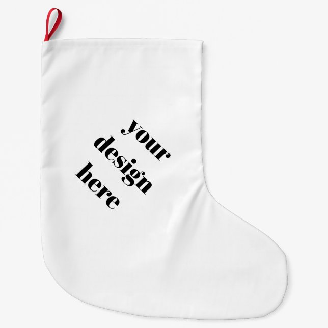 Meia De Natal Grande Estoque de Natal (Frente)