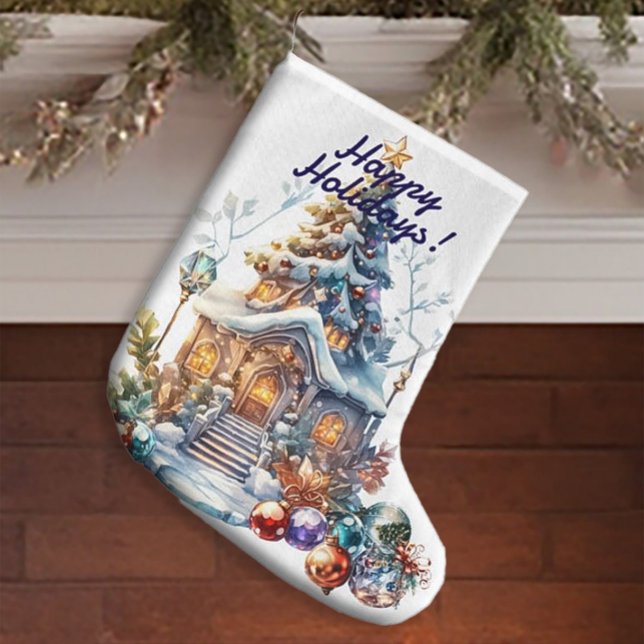 Meia De Natal Grande Estoque de Natal (Criador carregado)