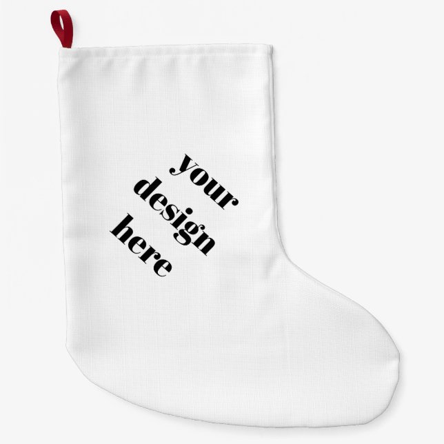 Meia De Natal Grande Estoque de Natal (Frente)