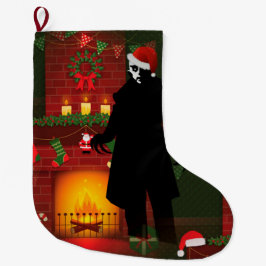 Meia De Natal Grande estoque natal de natal nosferatu