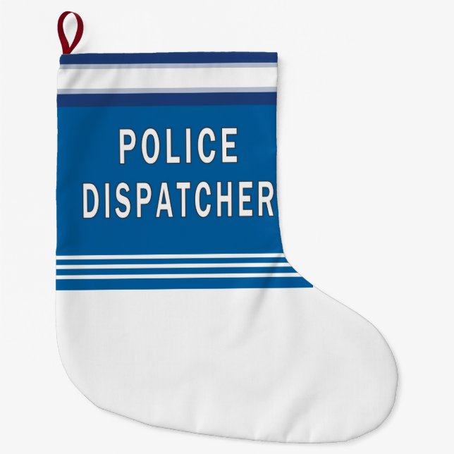 Meia De Natal Grande Expedidor da polícia (Frente)